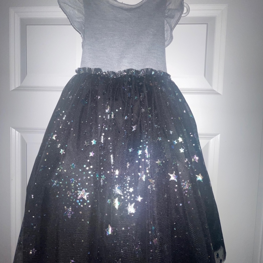 Little Girl's Star-Print Tutu Dress